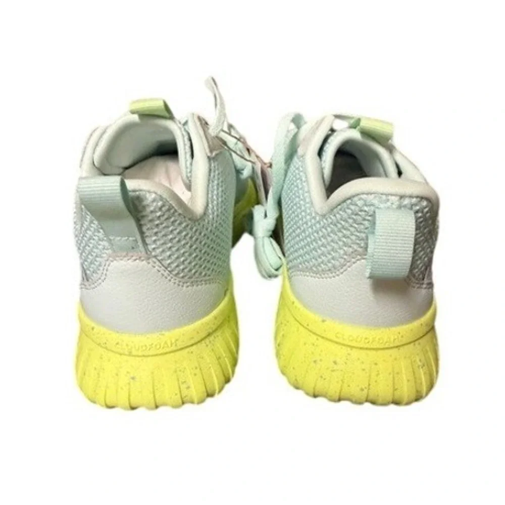 NWT Adidas Kaptir Base Sneakers – Women's Size 7.5 – Mint & Neon‎ Yellow